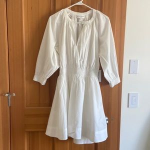 NEW Apiece Apart cobano shirt dress xs white cotton NWT